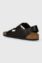 Παπούτσια Δερμάτινα σανδάλια Birkenstock Milano Bold Gap 1023622 μαύρο