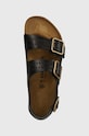 Δερμάτινα σανδάλια Birkenstock Milano Bold Gap μαύρο 1023622