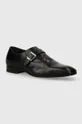 crna Kožne cipele Karl Lagerfeld SAMUEL Muški