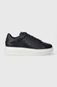 blu navy Karl Lagerfeld sneakers in pelle KAPRI MENS Uomo