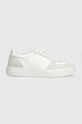 Karl Lagerfeld sneakers din piele T/KAP piele întoarsă alb KL51424.011