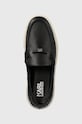 Karl Lagerfeld mokasyny skórzane FLINT II czarny KL53314.000