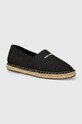 Karl Lagerfeld espadrile KAMINO negru KL70104.DA0