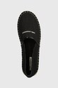 Karl Lagerfeld espadryle KAMINO czarny KL70104.DA0