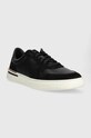 BOSS sneakersy skórzane Clint 50517303.001 czarny SS24