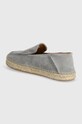 Obuwie BOSS espadryle zamszowe Madeira 50516853.035 szary