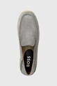 BOSS espadryle zamszowe Madeira szary 50516853.035