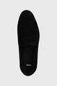 BOSS mocassini in camoscio Gavrie blu navy 50517281.401