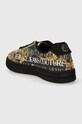 Obuwie Versace Jeans Couture sneakersy Court 88 76YA3SK6.ZPA60.G89 czarny