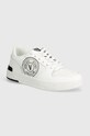 Кроссовки Versace Jeans Couture Starlight имитация натуральной кожи белый 76YA3SJ1.ZPA62.003
