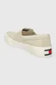 Tenisice Tommy Jeans TJM SLIP ON CANVAS COLOR Vanjski dio: Tekstilni materijal Unutrašnji dio: Tekstilni materijal Potplat: Sintetički materijal