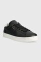 Шкіряні кросівки Tommy Jeans TJM LEATHER LOW CUPSOLE EM0EM01374 чорний AW24