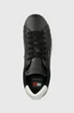 μαύρο Δερμάτινα αθλητικά παπούτσια Tommy Jeans TJM LEATHER LOW CUPSOLE