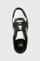 czarny Tommy Jeans sneakersy skórzane TJM BASKET LEATHER