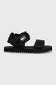 Сандалі Tommy Jeans TJM SANDAL LUXE EM0EM01387 чорний SS24