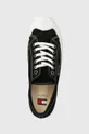 μαύρο Πάνινα παπούτσια Tommy Jeans TJM FLEXIBLE OUTSOLE LACE UP