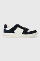 granatowy Tommy Jeans sneakersy THE BROOKLYN SUEDE Męski