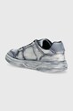 Scarpe Tommy Jeans sneakers in pelle THE BROOKLYN DIP DYED EM0EM01410 blu navy
