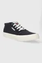 Tommy Jeans sneakersy TJM MID CUT CANVAS COLOR granatowy