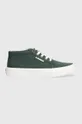 zielony Tommy Jeans sneakersy TJM MID CUT CANVAS COLOR Męski