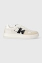 Calvin Klein Jeans sneakers din piele CHUNKY CUPSOLE LTH NBS DC piele alb YM0YM00897