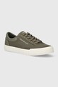 Tenisky Calvin Klein Jeans SKATER VULC LOW LACEUP MIX IN DC zelená YM0YM00903