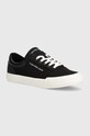 Tenisky Calvin Klein Jeans SKATER VULC LOW LACEUP MIX IN DC černá YM0YM00903