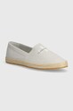 Calvin Klein Jeans espadryle ESPADRILLE SLIPON ML szary YM0YM00935