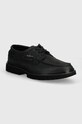 Calvin Klein Jeans mocasini de piele HYBRID BOAT SHOE SLIPON LH BTW piele negru YM0YM00937