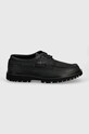 Calvin Klein Jeans mocasini de piele HYBRID BOAT SHOE SLIPON LH BTW YM0YM00937 negru SS24