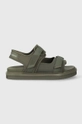 Sandále Calvin Klein Jeans SANDAL VELCRO NP IN MR zelená