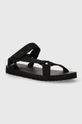 Сандали Calvin Klein Jeans SANDAL VELCRO RP IN BTW Planet friendly черен YM0YM00944