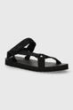 crna Sandale Calvin Klein Jeans SANDAL VELCRO RP IN BTW Muški