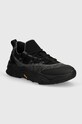 Кросівки Calvin Klein Jeans CHUNKY VIBRAM SOCK MIX MG UC шкіра з покриттям чорний YM0YM00962