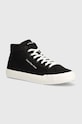 Calvin Klein Jeans trampki SKATER VULC MID LACEUP CS IN DC czarny YM0YM00978