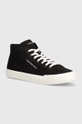 nero Calvin Klein Jeans scarpe da ginnastica SKATER VULC MID LACEUP CS IN DC Uomo