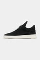 Semišové tenisky Filling Pieces Low Top Suede Organic Planet friendly černá 10122791861