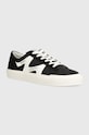Armani Exchange sneakersy imitacja zamszu czarny XUX198.XV798.S277