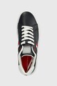 Tommy Hilfiger sneakersy skórzane ESSENTIAL LEATHER CUPSOLE granatowy FM0FM04921