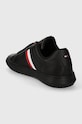 Obuwie Tommy Hilfiger sneakersy skórzane ESSENTIAL LEATHER CUPSOLE FM0FM04921 czarny