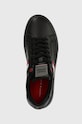 Tommy Hilfiger sneakersy skórzane ESSENTIAL LEATHER CUPSOLE czarny FM0FM04921