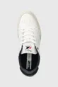 biały Pepe Jeans sneakersy skórzane PMS00013