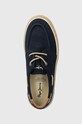 Pepe Jeans espadryle zamszowe PMS10325 granatowy PMS10325