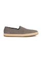 Geox espadrilles U PANTELLERIA velúr bőr szürke U25DWA.000NB.C3016