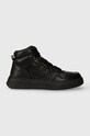 Steve Madden sneakersy skórzane Jordee wysoka czarny SM12000550.184