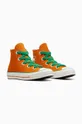 Σουέντ αθλητικά παπούτσια Converse Converse x Wonka Chuck 70 Oompa Loompa πορτοκαλί
