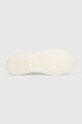 Δερμάτινα αθλητικά παπούτσια Calvin Klein LOW TOP LACE UP W/ZIP HM0HM01475 λευκό