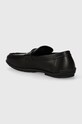 Obuwie Calvin Klein mokasyny skórzane DRIVING SHOE METAL BAR HM0HM01473 czarny
