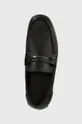 nero Calvin Klein mocassini in pelle DRIVING SHOE METAL BAR