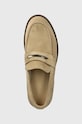 Mokasinke od brušene kože Calvin Klein MOCCASIN SUEDE bež HM0HM01469